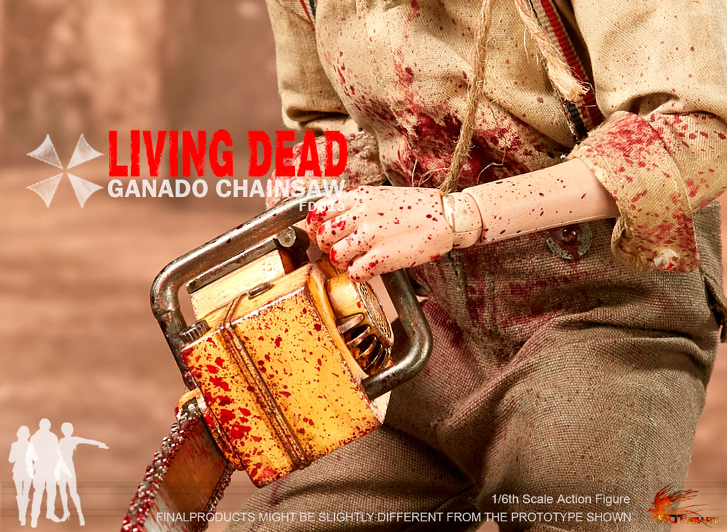 [สั่งจอง]Hot Heart FD013 1/6 : Ganado Chainsaw (Old and Bloodily Version）