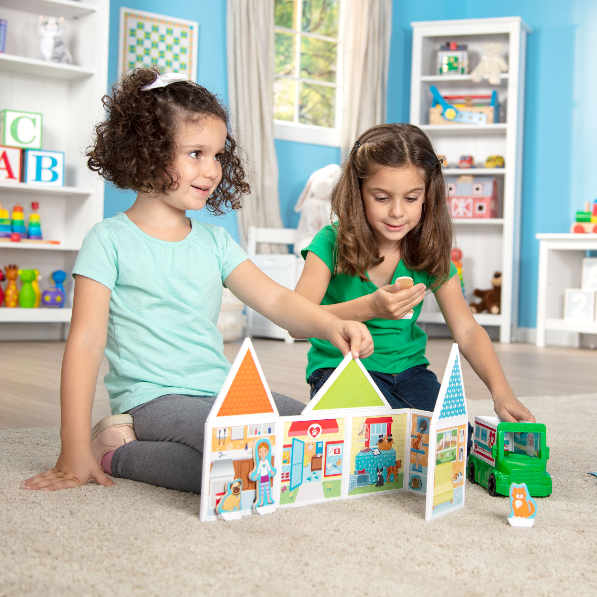 ชุดต่อแม่เหล็ก 3D รุ่นสัตว์เลี้ยง เสริมจินตนาการและความคิดสร้างสรรค์ Magnetivity Pet Center Melissa&Doug, ของเล่นเสริมพัฒนาการ, ของเล่น