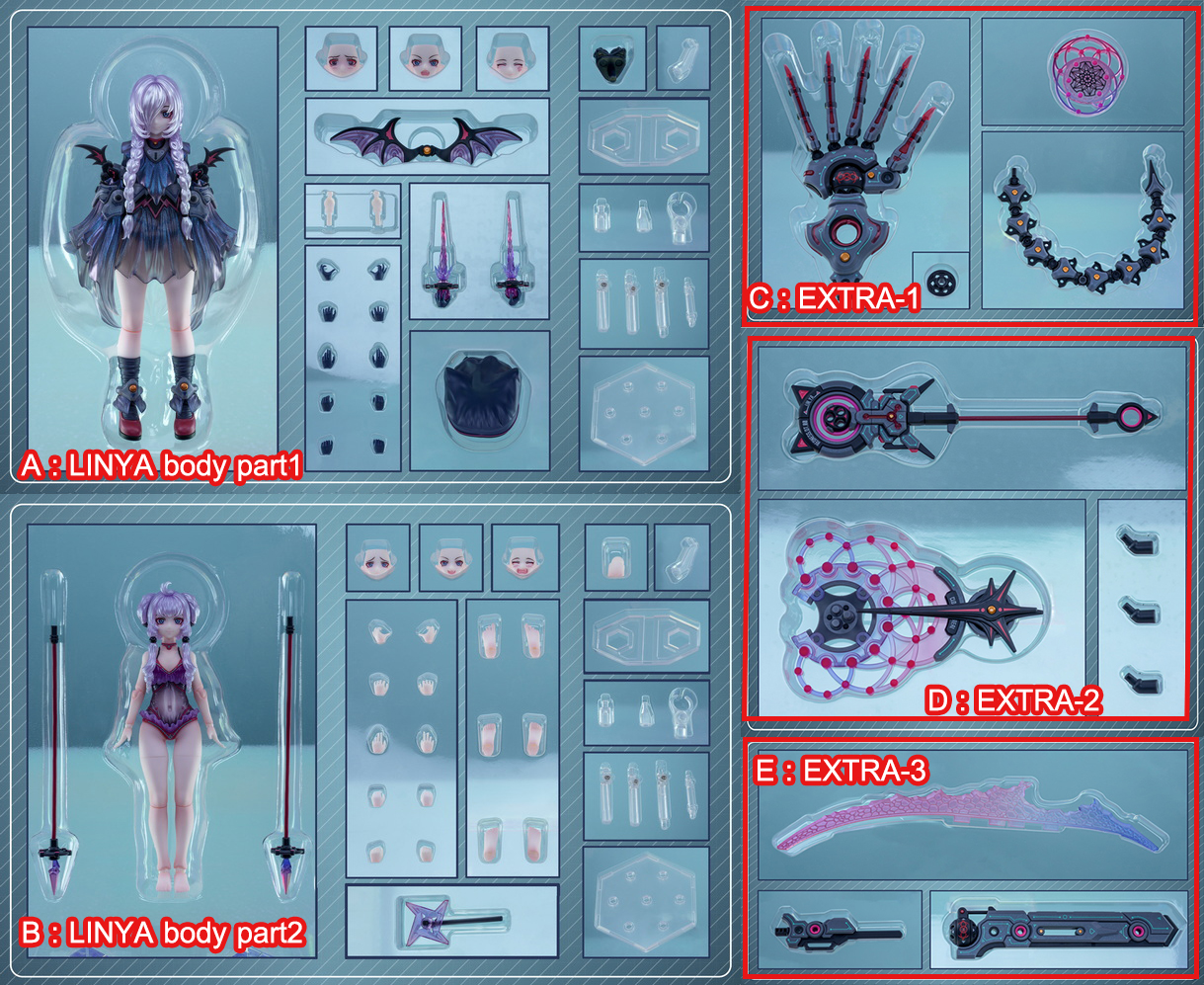 [สั่งจอง] CiYuanJuXiang 1/12 - A : LINYA body part1 - The original witch Forest Raven