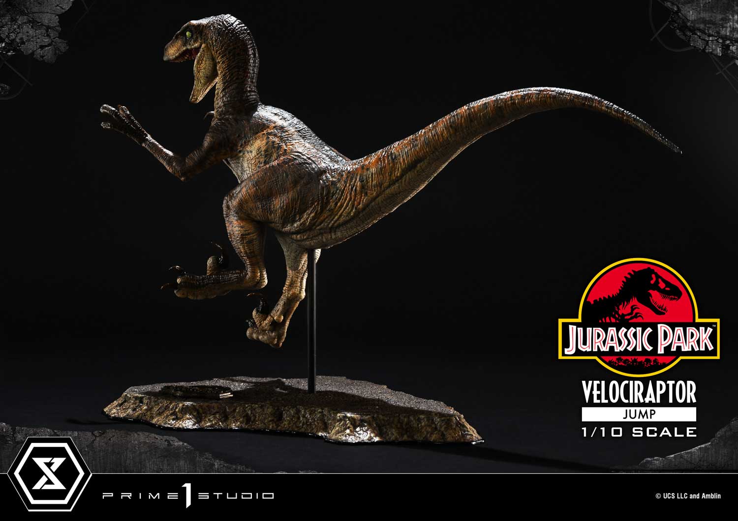 [สั่งจอง] Prime 1 Studio PCFJP-06 : Velociraptor Jump (Jurassic Park)