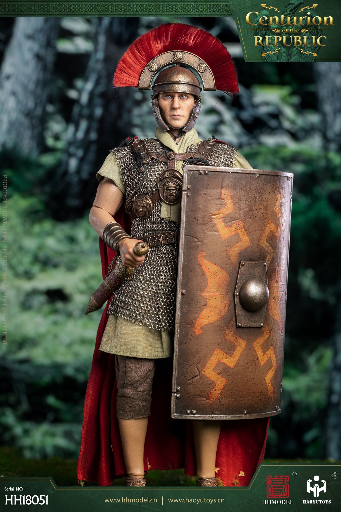 [สั่งจอง]HHMODEL & HAOYUTOYS HH18051 : 1/6 Imperial Legion - Thirteen Legion Centurion
