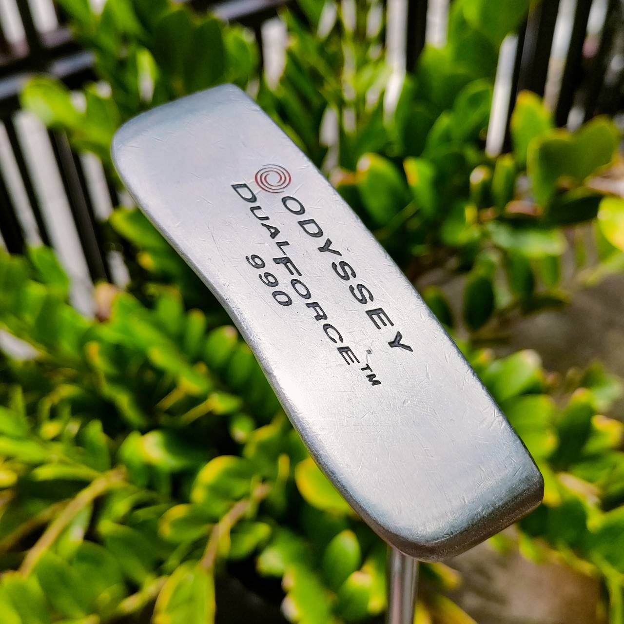 PUTTER ODYSSEY DUAL FORCE 990 ความยาว 34 นิ้ว รุ่นหน้าดำยอดนิยม พัตต์ได้นุ่นวล แต่เกาะไลน์มากๆ ไม้กอล์ฟพรีเมี่ยมมือสอง ของแท้ By NakaraLuxurious