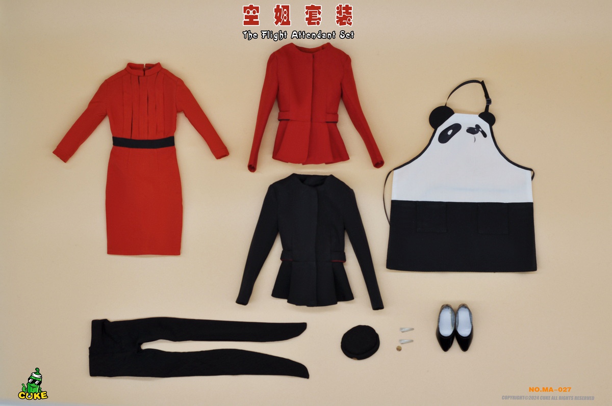 [สั่งจอง]CUKE TOYS MA-027 1/6 : The Flight Attendant Set