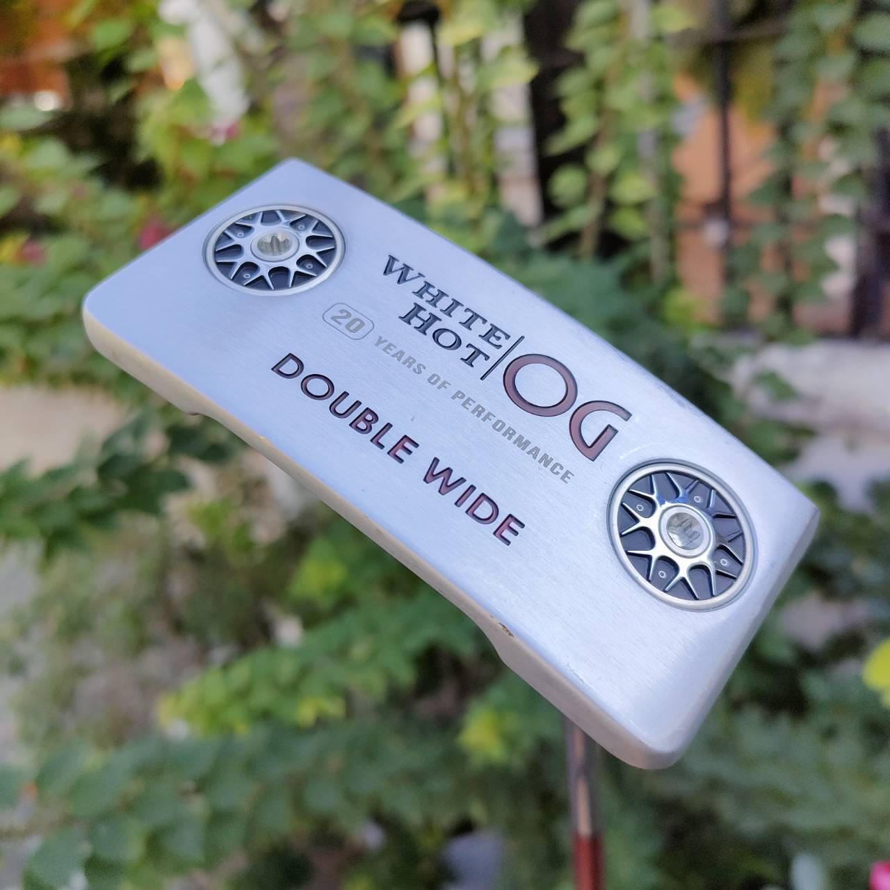 PUTTER ODYSSEY WHITE HOT OG DOUBLE WIDE ความยาว 34 นิ้ว ก้าน STROKE LAB LG BLADE สภาพสวยมาก เดิมๆ ของใหม่หมื่นกว่าครับ .