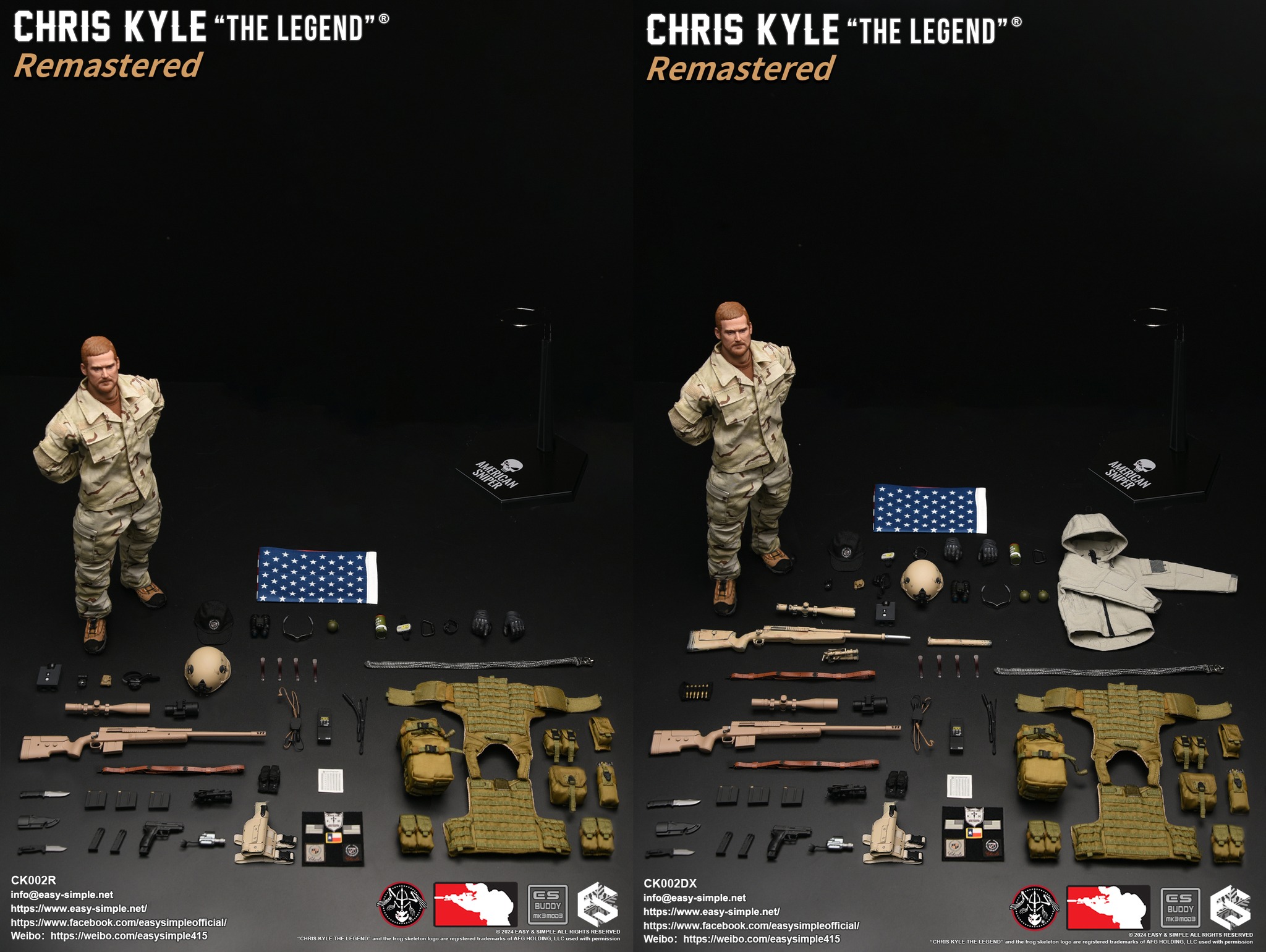 [สั่งจอง] BlackOpsToys X Easy&Simple 1/6 : Chris Kyle "The Legend" Remastered