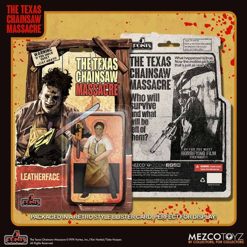 [สั่งจอง] Mezco toyz 5point : The Texas Chainsaw Massacre (1974): Leatherface