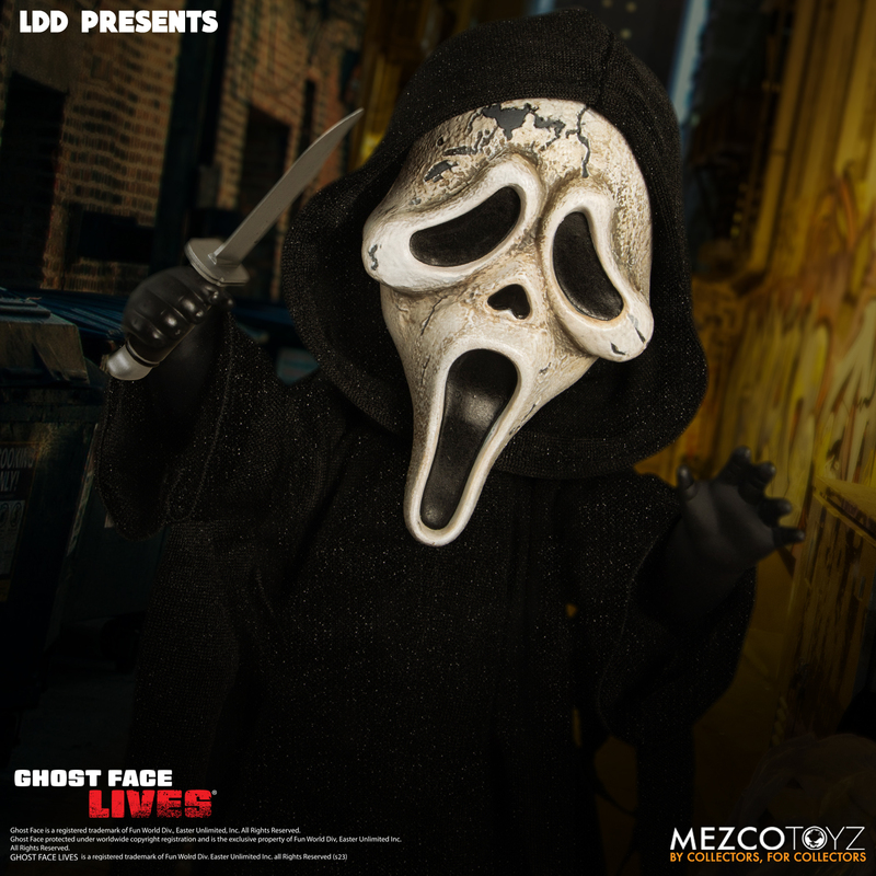 [สั่งจอง] Mezco toyz 10" LDD PRESENTS : Ghost Face - Zombie Edition