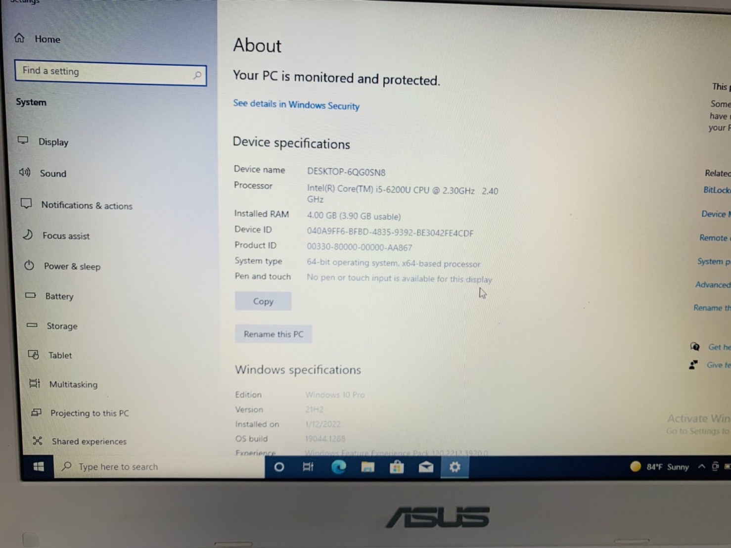 โน้ตบุ๊ค Notebook Asus K456U - 14 inch HD