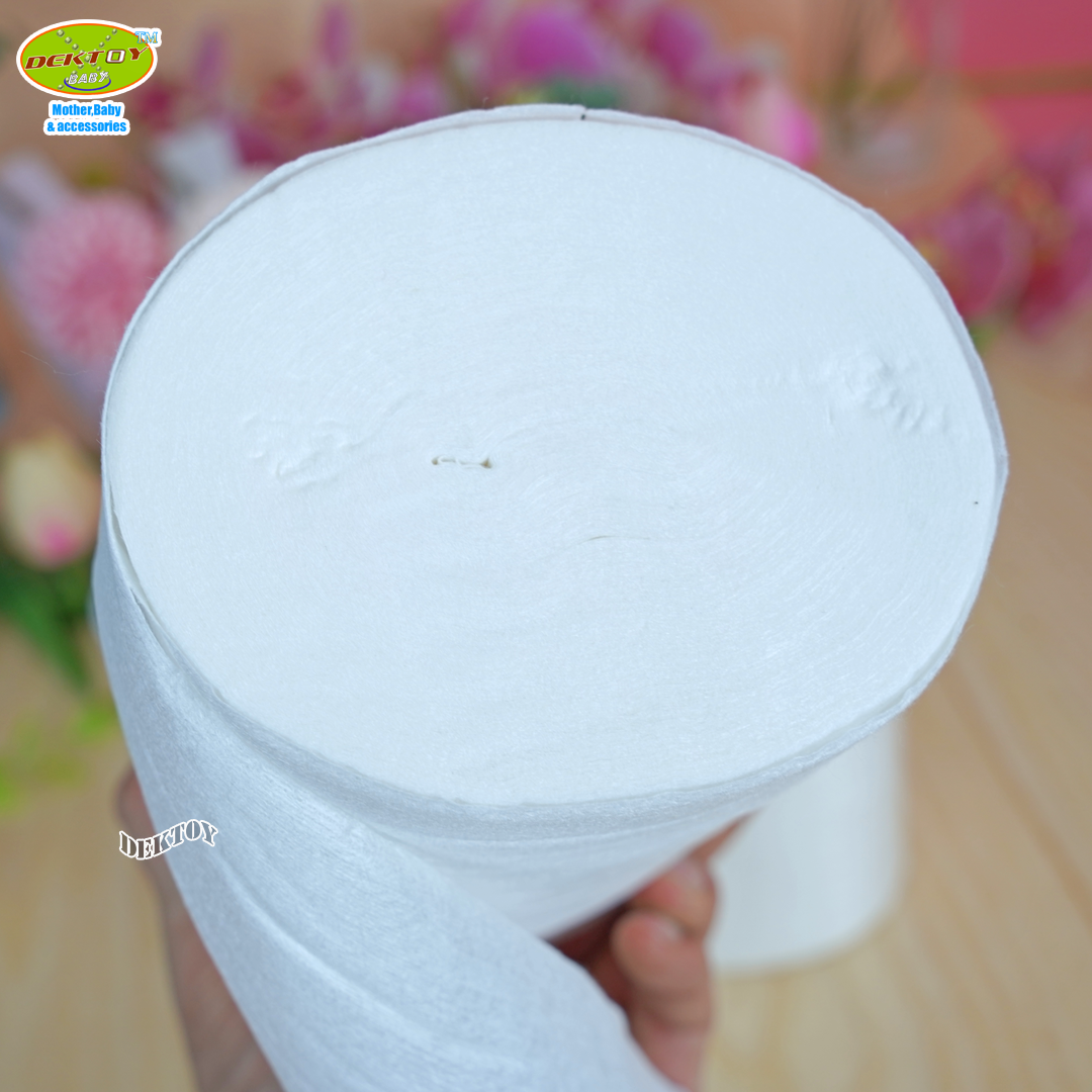 กระดาษเยื่อไผ่รองผ้าอ้อมเด็ก(1ม้วน100 แผ่น)