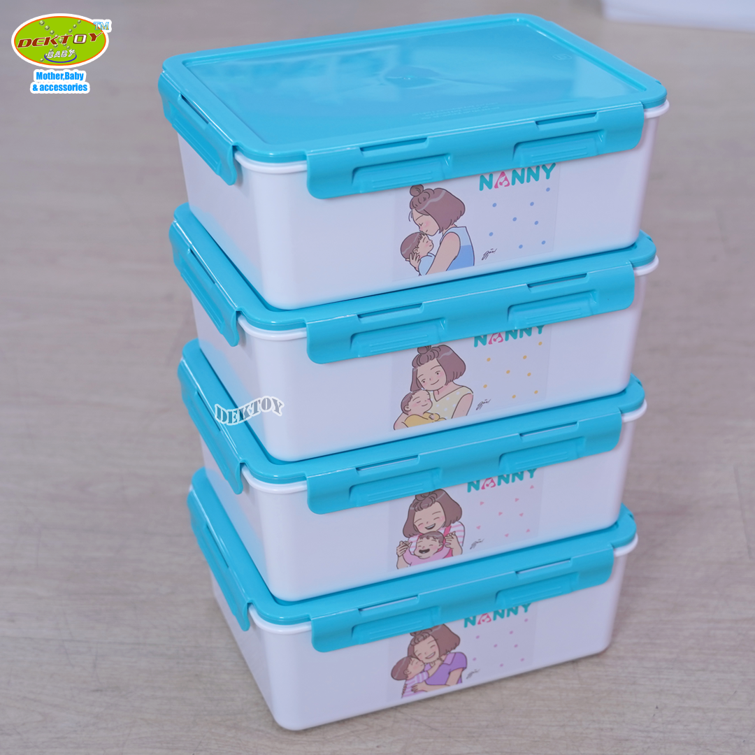 Nanny แนนนี่ กล่องเก็บของเอนกประสงค์ ขนาด 5 ลิตร ลาย Munin (มุนิน) 186MU