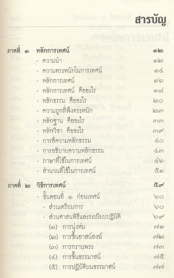 หลักและวิธีการเทศน์