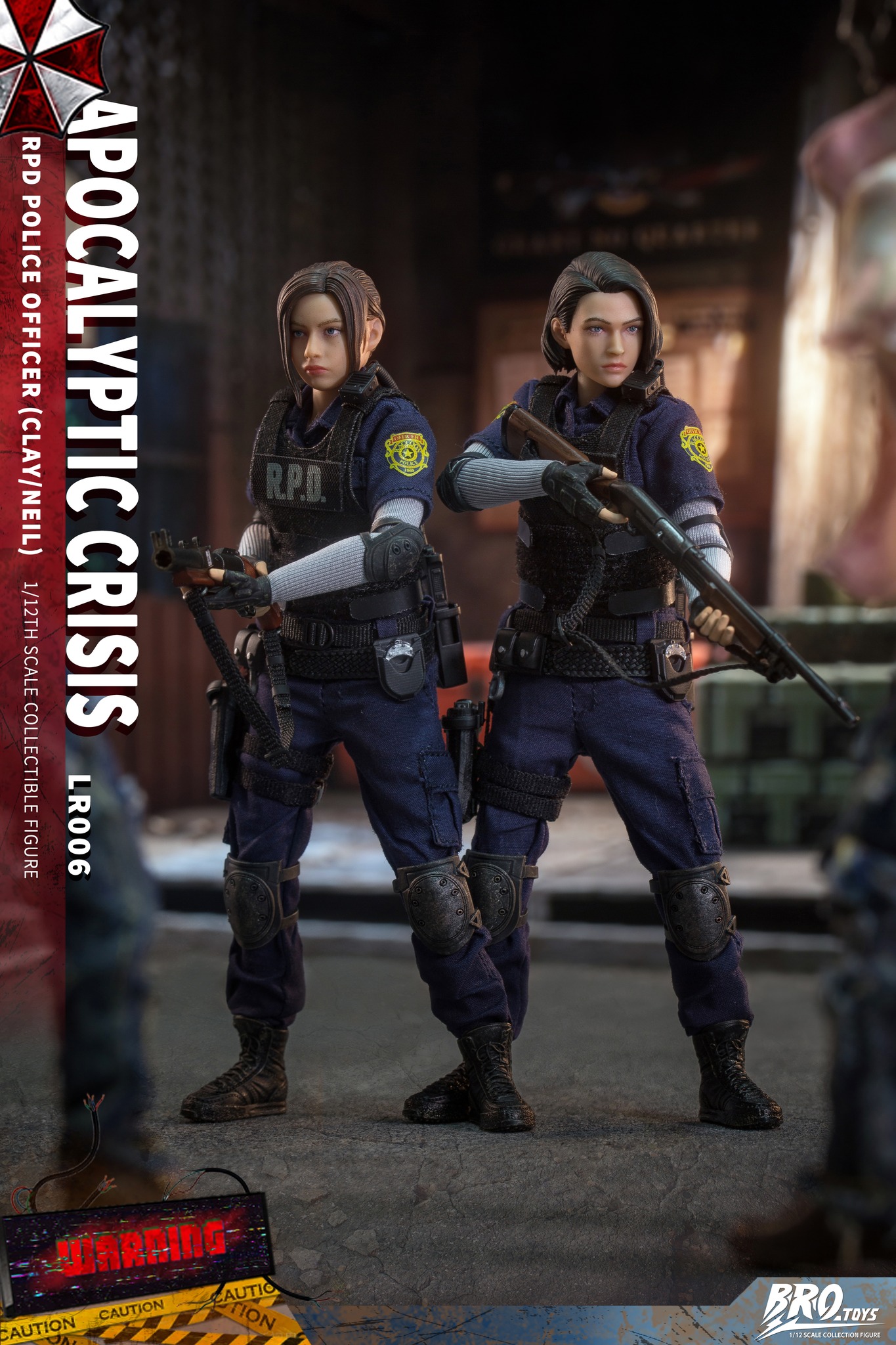 [สั่งจอง]Doomsday Crisis RPD Police Officer Suit（แพ็คคู่ Clay/neil)1/12
