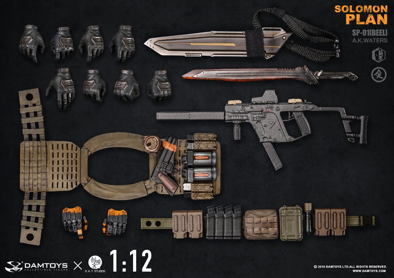 [สั่งจอง] DAMTOYS SIP001A/B/C 1/12 SOLOMON IN PLAN BEEL