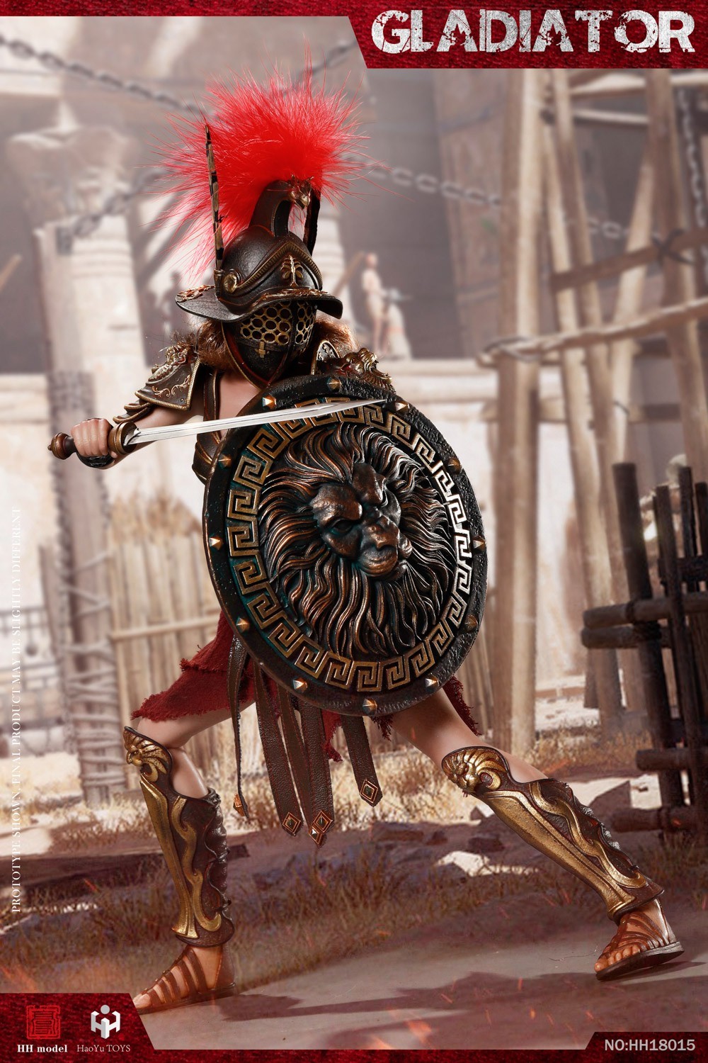 [สั่งจอง]HHmodel & HaoYuTOYS HH18014 Black /HH18015 Red 1/6 Scale : Imperial Legion-Imperial Female Warrior