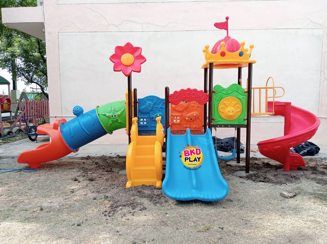 โปรโมชั่นเครื่องเล่นสนามโครงสร้างเสา 76 เครื่องเล่นสนามกลางแจ้ง ,สนามเด็กเล่น,เครื่องเล่นสนามราคาถูก OutdoorPlayground , ของเล่นสนาม, สำหรับบริจาคสนามเด็กเล่น พร้อมส่ง