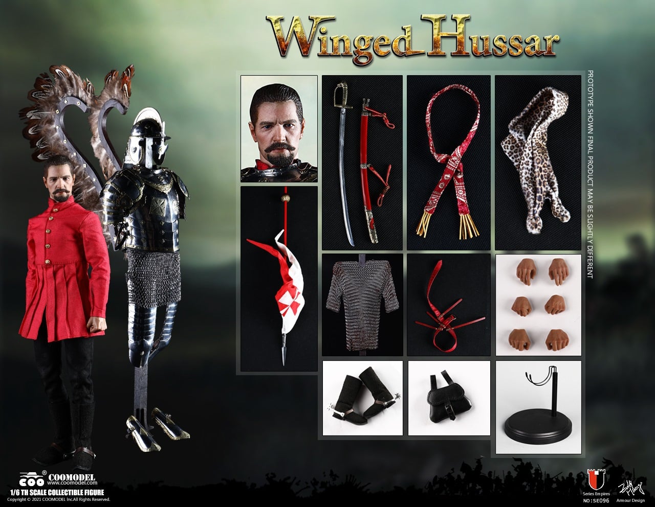 [สั่งจอง]COOMODEL SE096 1/6 SERIES OF EMPIRES - WINGED HUSSAR (MASTERPIECE VERSION)
