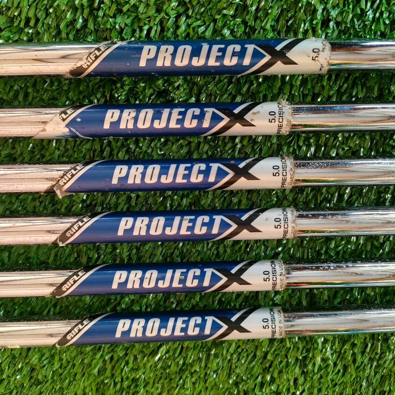 ชุดเหล็ก MIZUNO MP58 มีเหล็ก 4,5,6,7,8 เเละ PW ก้าน PROJECTX 5.0 *** ขาดเหล็ก 9 ***