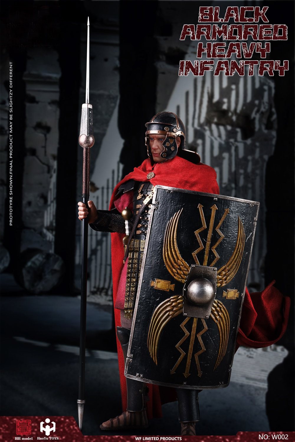 [สั่งจอง]HHMODEL & HAOYUTOYS W002 1/6 : Black Armored Heavy Infantry