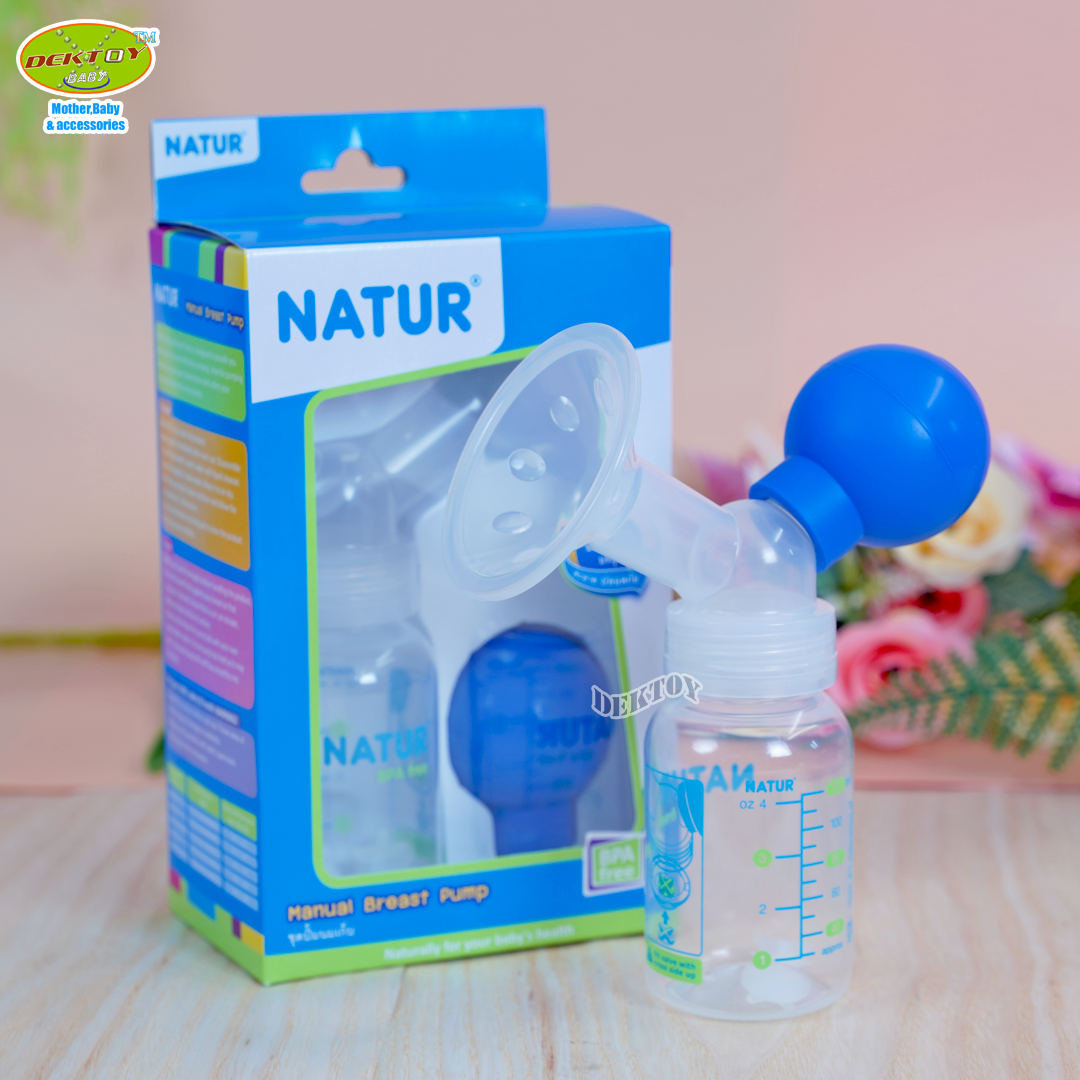 NATUR เนเจอร์ ปั๊มนมแบบบีบ ปั๊มมือ เนเจอร์ 89905ปั๊มเก็บ