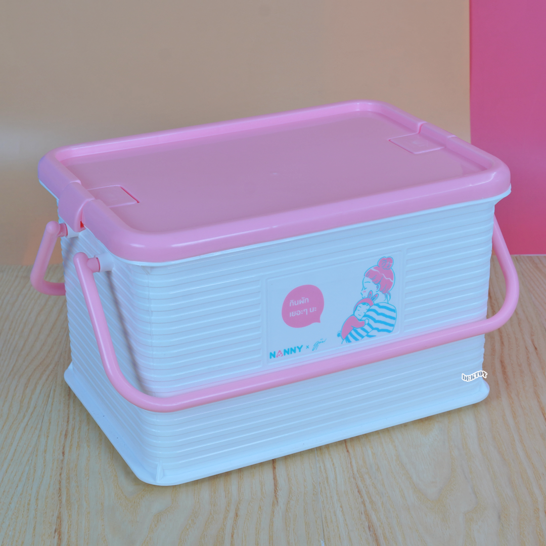 NANNY Munin แนนนี่ กล่องเก็บของ3030MU ลายมุนิน 1 ชิ้นคละลาย