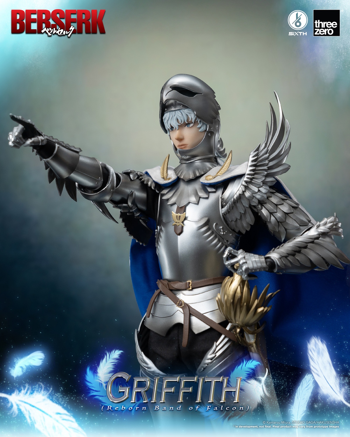 [พร้อมส่ง] Threezero 3Z00940W0 1/6 : Griffith (Reborn Band of Falcon) (เวอร์ชั่นปกติ)