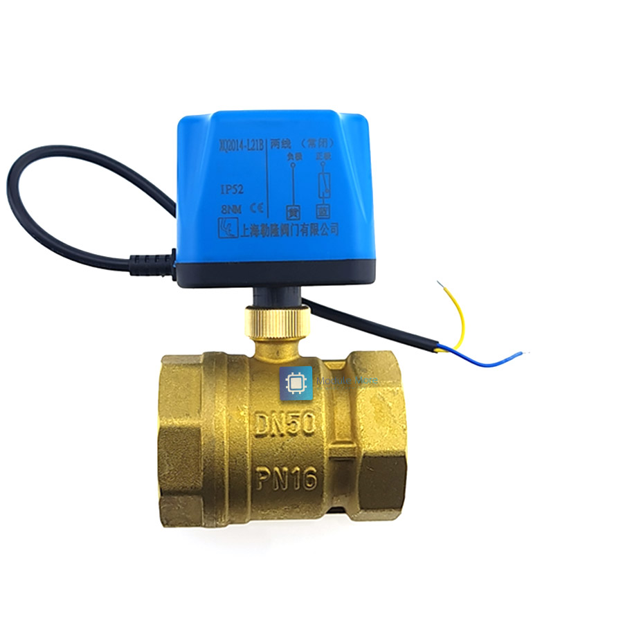 Motorized ball valve 220v two-way two-wire normally closed DN50