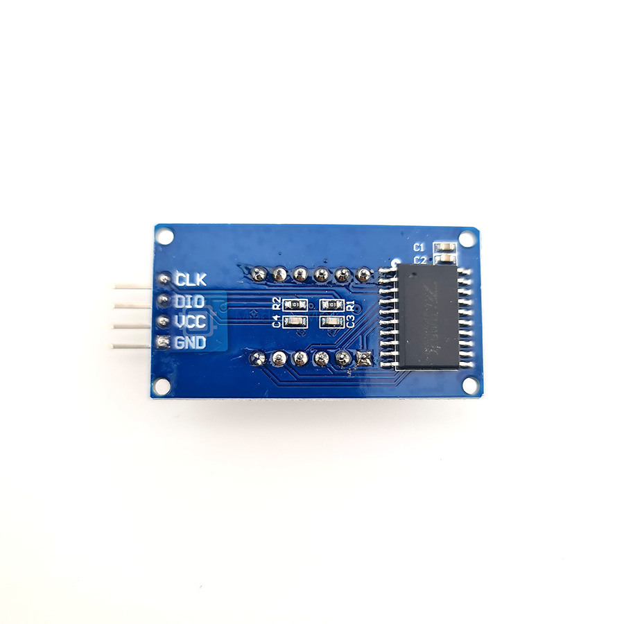 โมดูลแสดงผลตัวเลข 4 หลัก LED Time Clock Module For Arduino 0.36" TM1637
