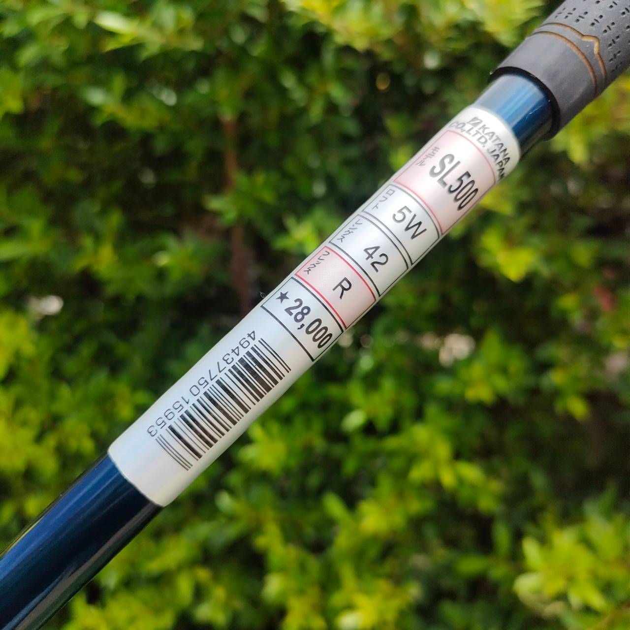 FW5 KATANA SWORD SL 500 ก้าน SL -5000 FLEX R ก้านเบาแค่ 50 กรัม พรีเมี่ยมญี่ปุ่น ตีไกลๆ หน้าไม่บางมาก มีขีด ทำให้ตีตรงขึ้น ลดการสปินข้าง ไม้กอล์ฟมือสอง ของแท้ BY NakaraLuxurious