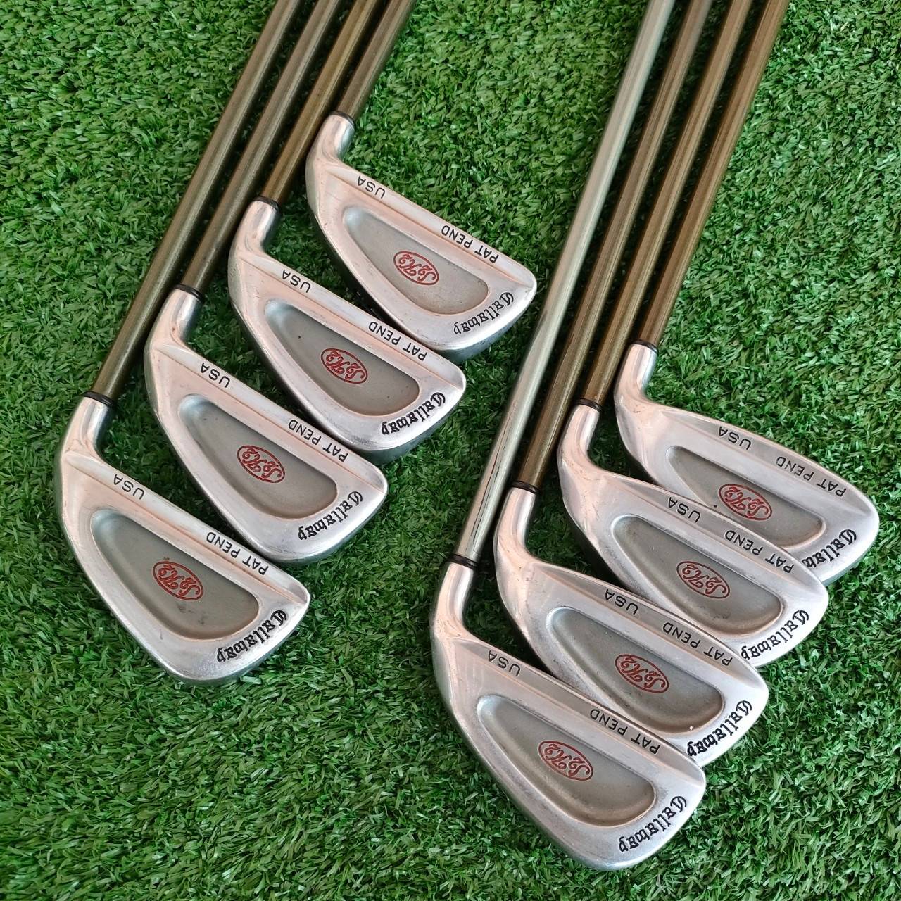 ชุดเหล็ก CALLAWAY PAT PEND USA มีเหล็ก 3-9 เเละ PW ก้าน RCH 60 FLEX R เหล็กก้สนเจาะทะลุ ฟิลลิ่งดีสุดๆ ผมงาน ระดับมาสเตอร์พีช ของแบรนด์ Callaway
