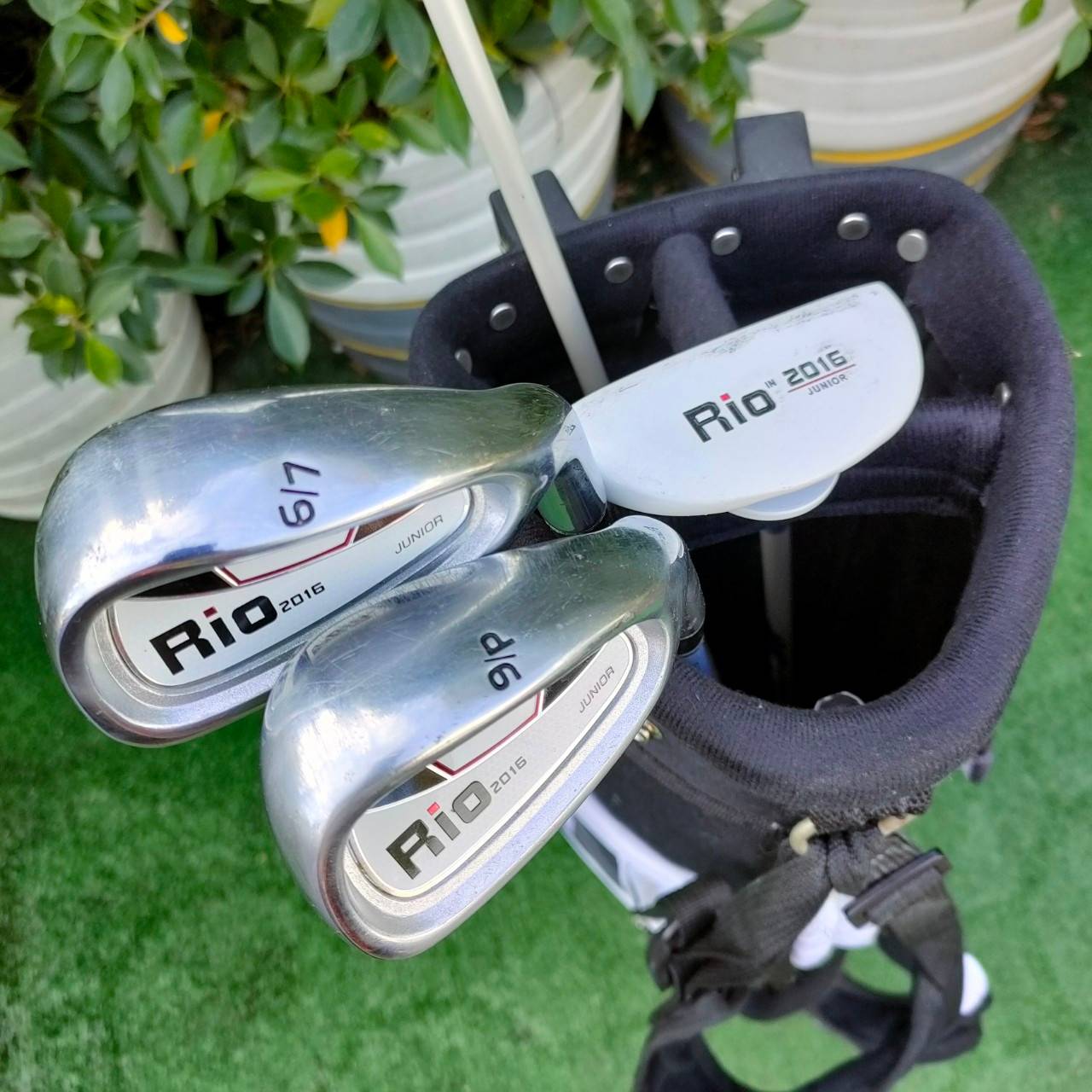 **ไม้กอล์ฟครบชุดสำหรับเด็ก** ไม้กอล์ฟเด็กครบชุด PGM RIO – JRTG004 ช่วงอายุ 5-8 ขวบ