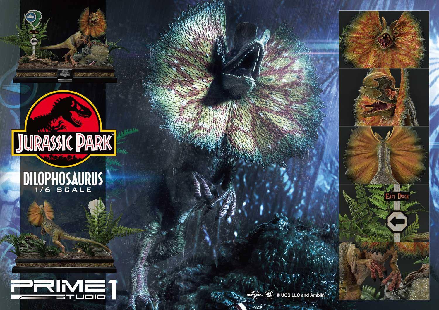 [สั่งจอง]Prime 1 Studio LMCJP-06 1/6 Scale Jurassic Park : Dilophosaurus