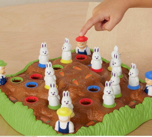 เกมกับดักกระต่าย-ในสวนผัก ของเล่นเสริมพัฒนาการ ,ของเล่นเสริมทักษะ,ของเล่นเด็ก, สื่อการสอนอนุบาล