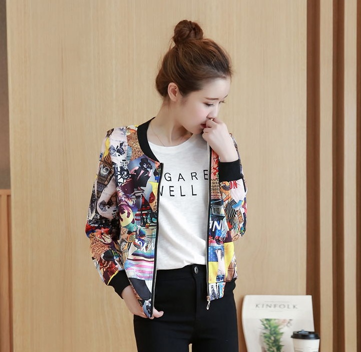 Jacket /เสื้อคลุมแฟชั่น ผ้าหนาแขนยาว ซิปหนา มีกระเป๋า2ข้าง ตามแบบ