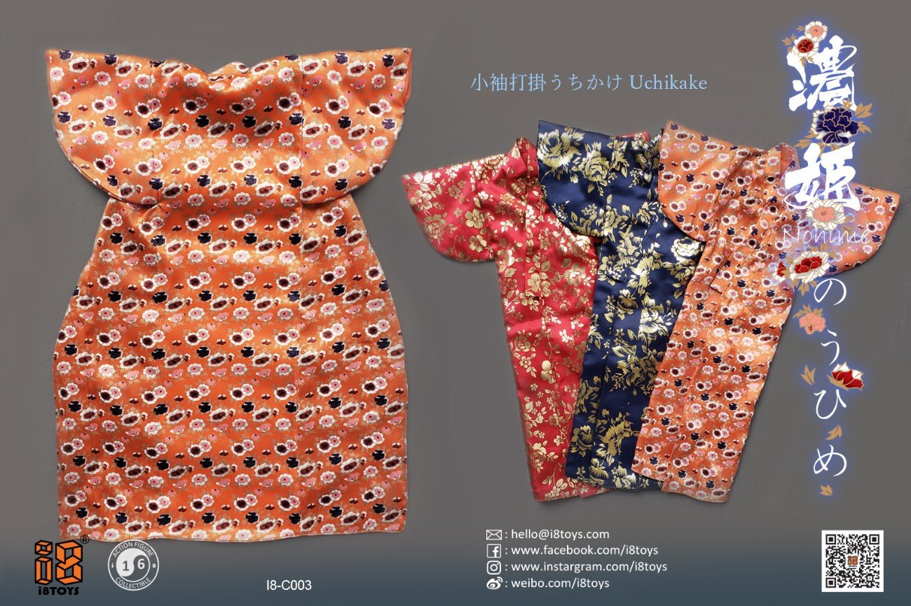 [สั่งจอง]I8TOYS i8-C003A/B/C 1/6 : Nohime clothing set