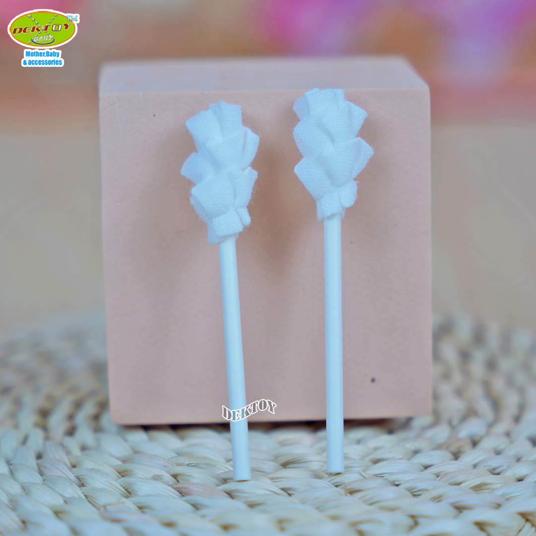 Baby moby ผ้าก๊อซ ชนิดแท่ง เบบี้ โมบี้ รุ่นเกลียว (ชนิดเติม) 80 ชิ้น