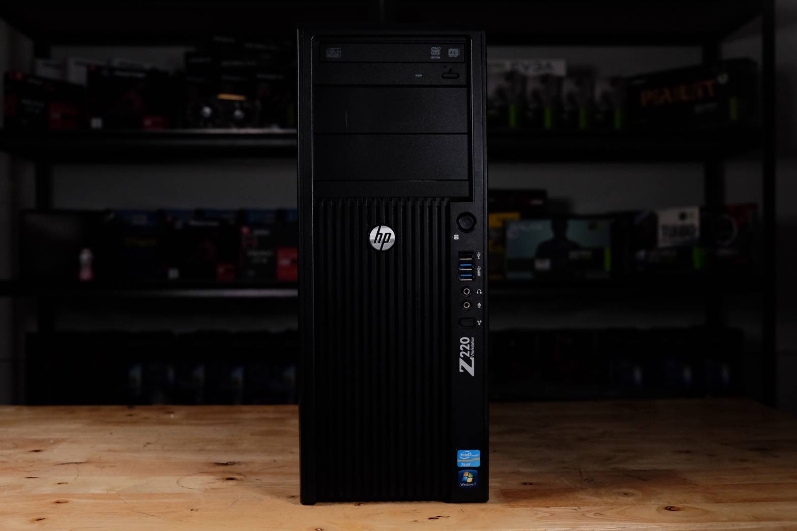 HP Workstation Z220 MT เวิร์กสเตชัน คอม CPU E3-1245v2 Ram 8 GB SSD 240 GB สินค้ามีประกัน
