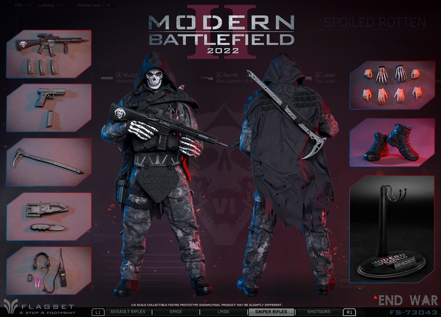 [สั่งจอง]FLAGSET 1/6 [Re-order] - FS-73030 : END WAR MODERN BATTLEFIELD 2020 GHOST