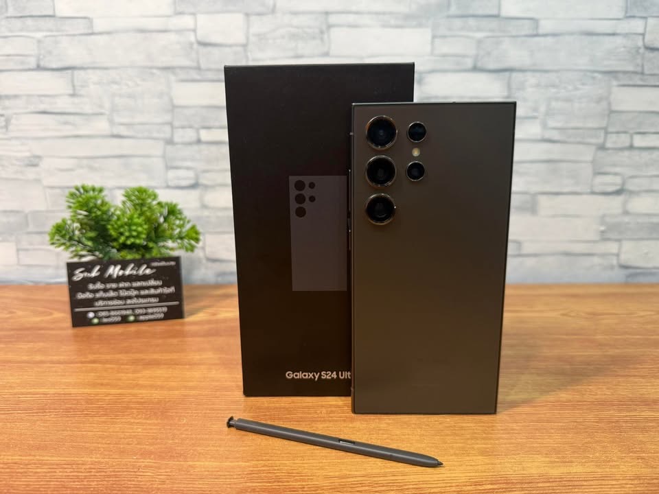 Samsung Galaxy S24 Ultra 12GB/256GB Titanium Black มือสองอายุน้อย ประกันศูนย์ >> 28/2/2569