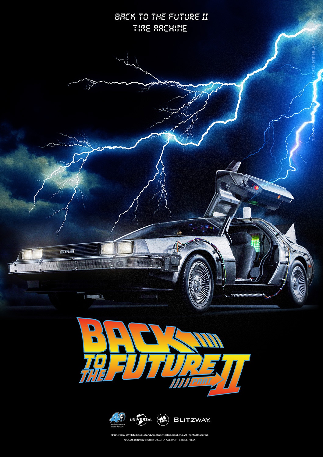 [สั่งจอง] Blitzway BW-UMS12201 : Time Machine Premium UMS (Back to the Future II)