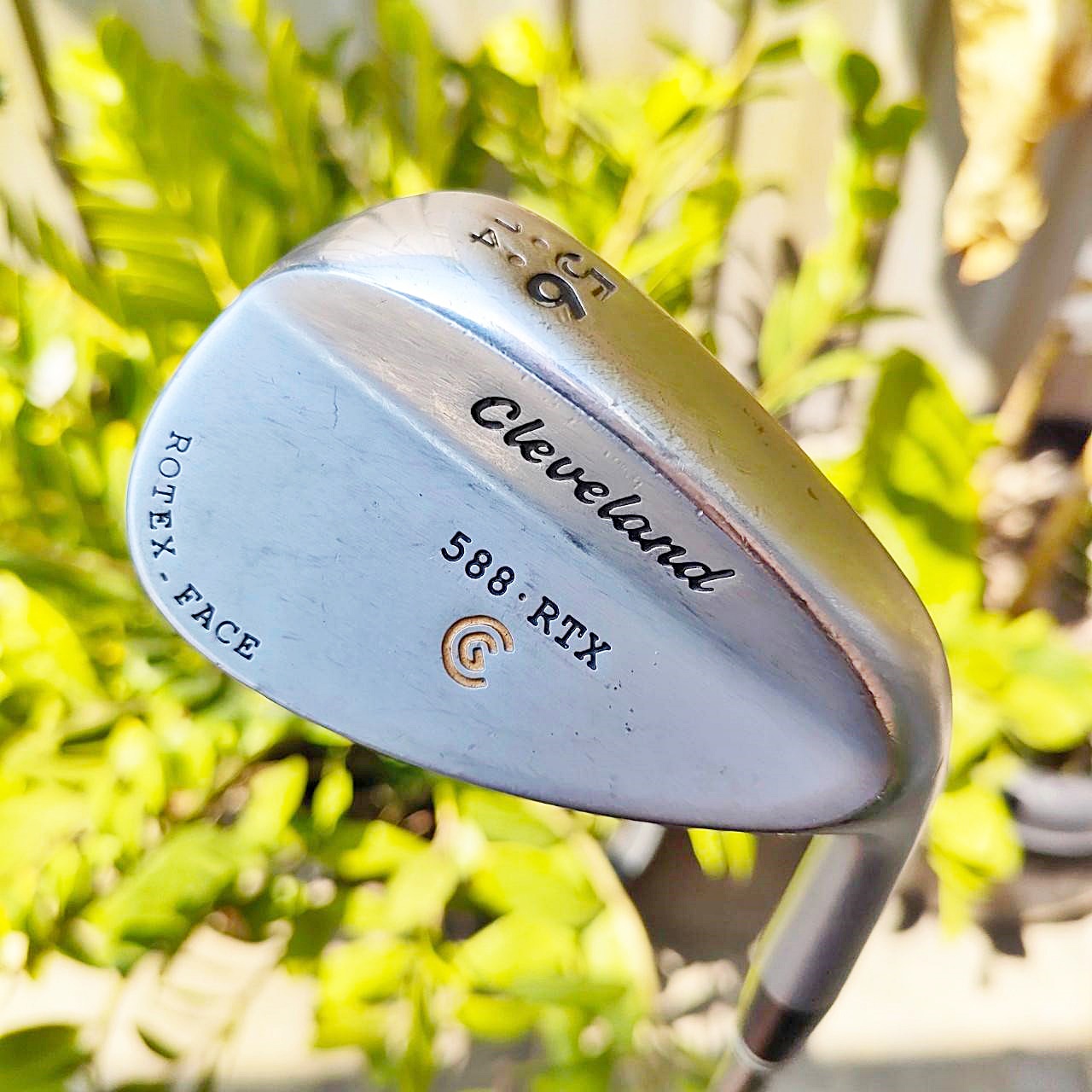 WEDGE CLEVELAND 588 RTX องศา 56 เบาท์ 14 ก้าน DYNAMIC GOLD FLEX WEDGE หน้า ROTEX FACE ร่องสี่เหลี่ยมแบบ ZIP ไม้กอล์ฟมือสอง ของแท้ BY NakaraLuxurious