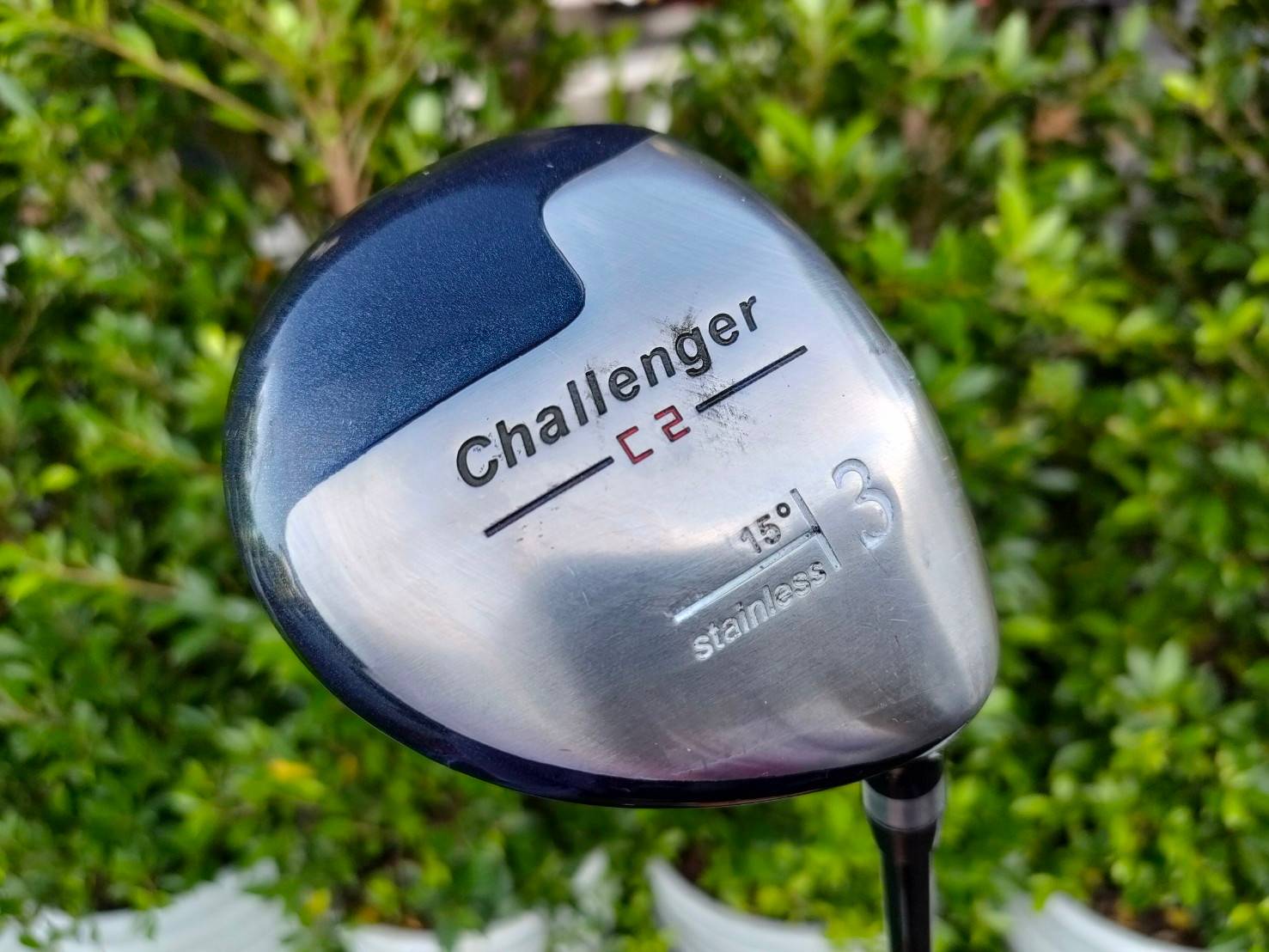 FW 3 CHAIIENGER C2 องศา15 วัสดุสแตนเลส สตีล เป็นวัสดุที่ดีมากๆ สำหรับ FW ก้าน TRU POWER FLEX R ตีง่ายมากๆครับหน้าใหญ่ ตีไกล