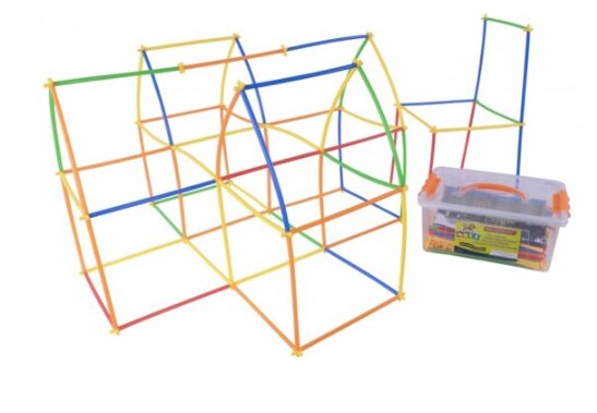 เชื่อมต่อหลอดมหัศจรรย์ 400 ชิ้น ของเล่นเสริมพัฒนาการ, ของเล่นเด็กอนุบาล, สื่อการสอนเด็กอนุบาล พร้อมส่ง