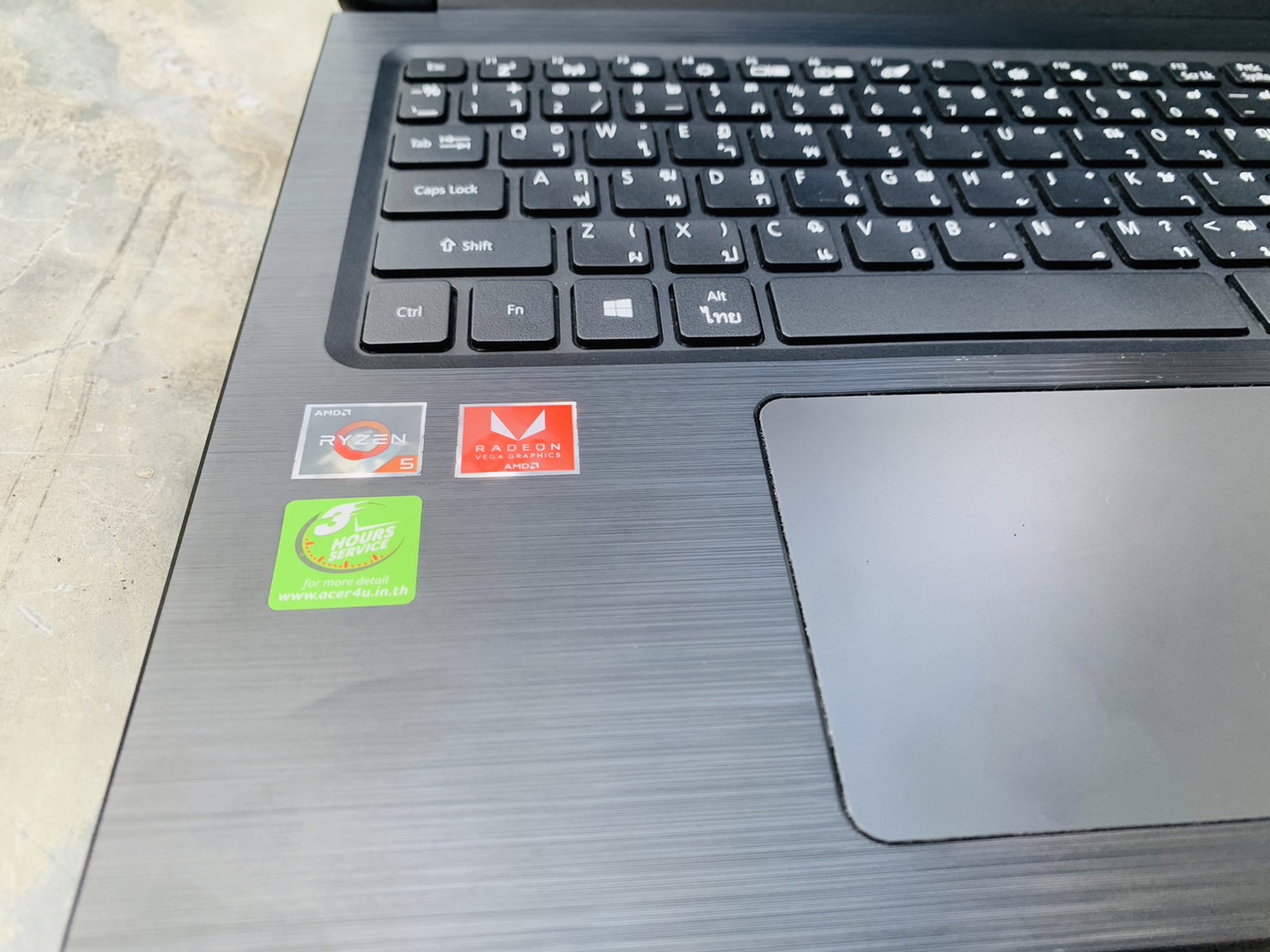 โน้ตบุ๊ค Notebook Acer Aspire3 A315-41-R5FC(Ryzen5 3500U/8GB/1TB)+Adapter คลิกขวามีเสียง กดใช้งานได้ปกติ