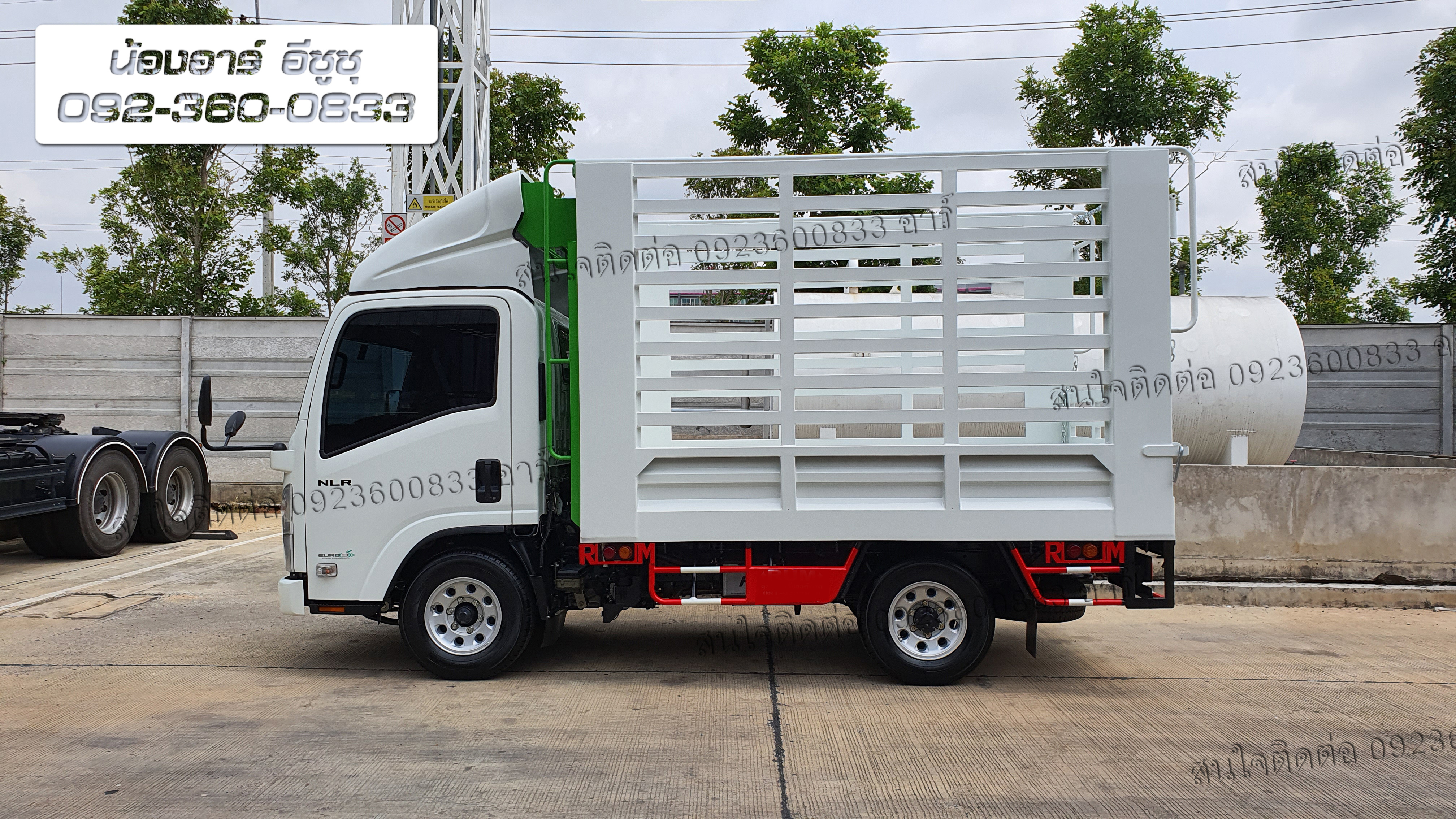 4 ล้อ ISUZU NLR Lite คอกเหล็กกล่อง