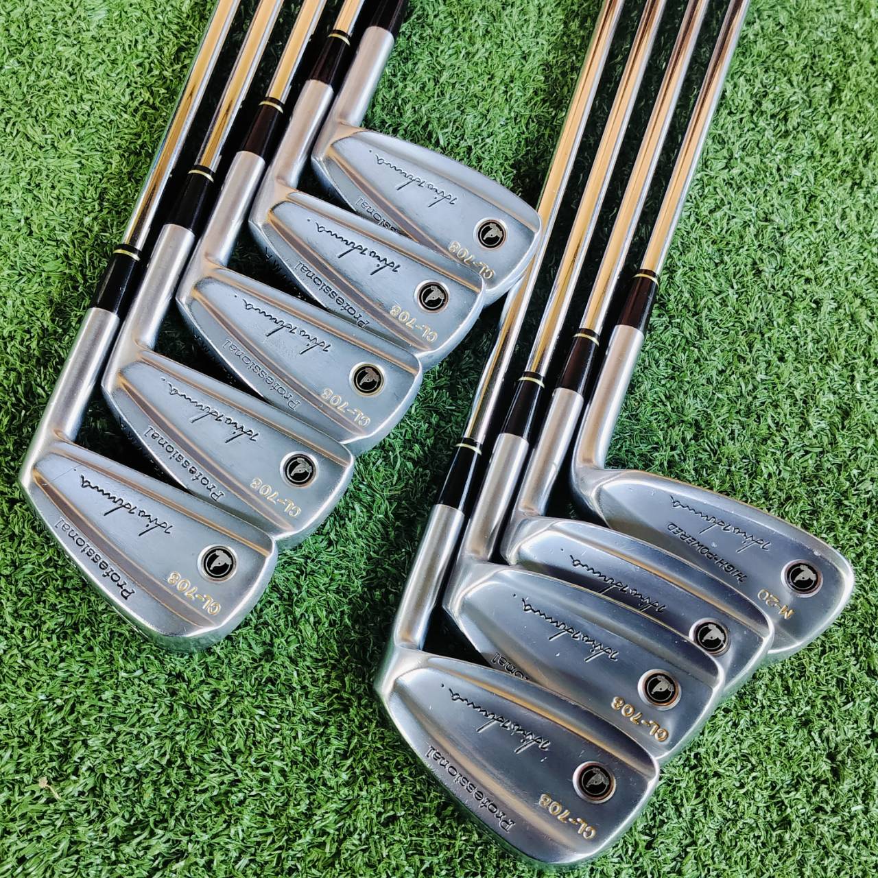 ชุดเหล็ก HONMA CL-708 MADE IN JAPAN SAKATA ก้านเหล็ก HONMA เดิมหมด FLEX R1 มีเหล็ก 4 5 6 7 8 9 10 11 SW เป็นชุดใหญ่ 9 ชิ้น มีถึงเหล็ก11 สภาพสวยเดิมอย่างดี วัสดุพรีเมี่ยม ไม้กอล์ฟพรีเมี่ยมมือสอง ของแท้ By NakaraLuxurious