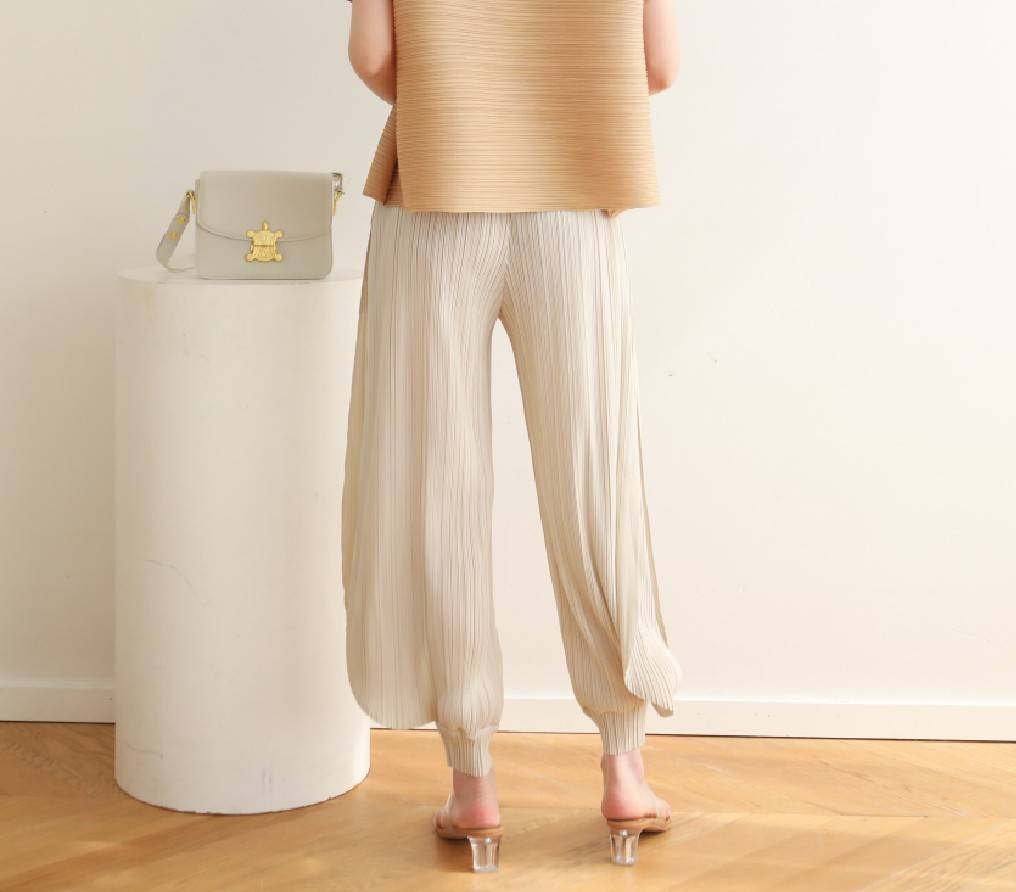 2MUAY รุ่น GJO3223 GENIE PLEATED PANTS กางเกงจินนี่ กางเกงพลีทคุณภาพ 10สี FREE SIZE