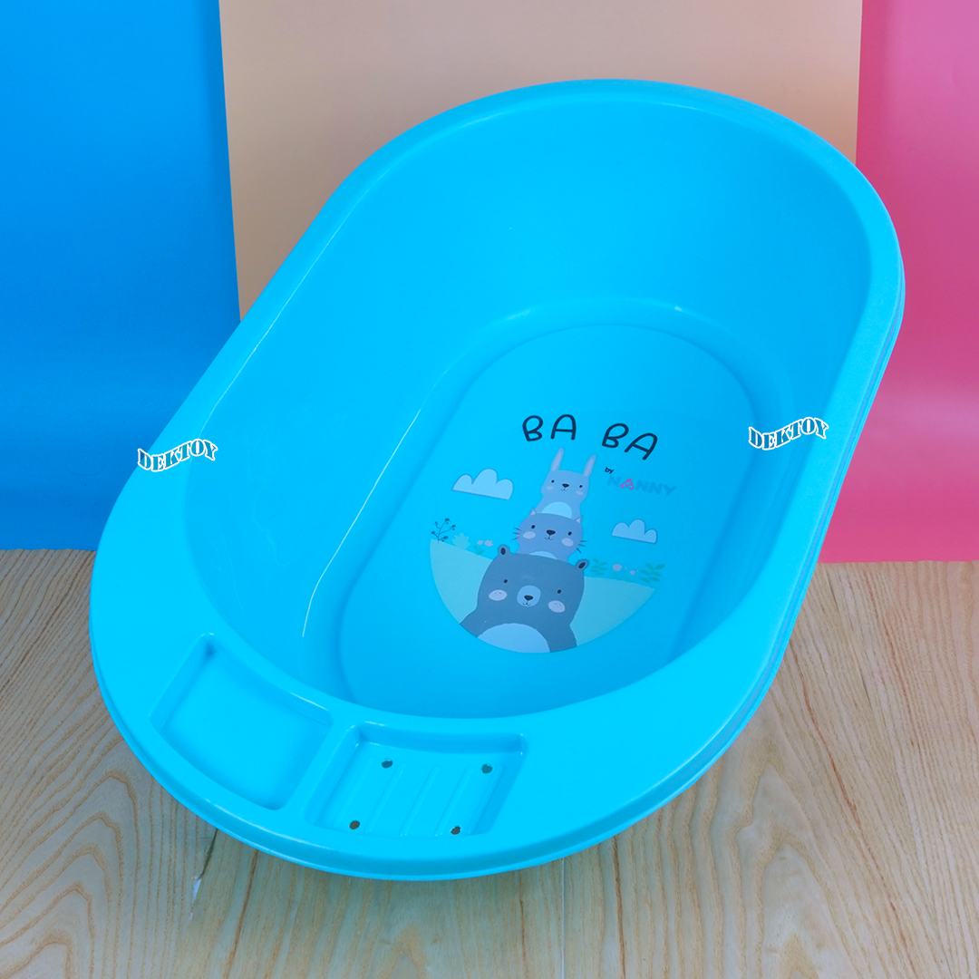 3070 Baba Nanny แนนนี่ อ่างอาบน้ำเด็ก รุ่น Classic Deluxe อ่างใบกลาง ไม่มีจุกระบายน้ำ