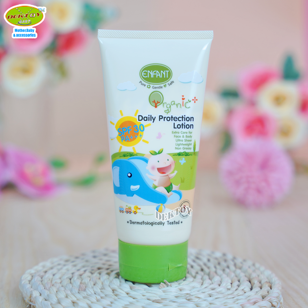 Enfant อองฟองต์ โลชั่นกันแดดเด็ก6เดือนขึ้นไป SPF30 ออแกนิค พลัส เดลี่ โปรเทคชั่น โลชั่น 150 ml.