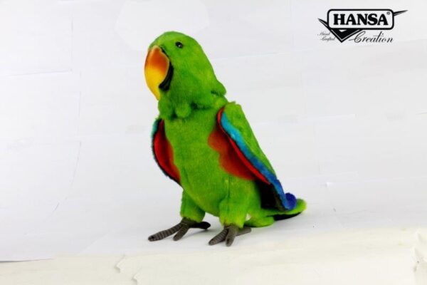 8382 Poseable Eclectus Parrot Male 27cm.H