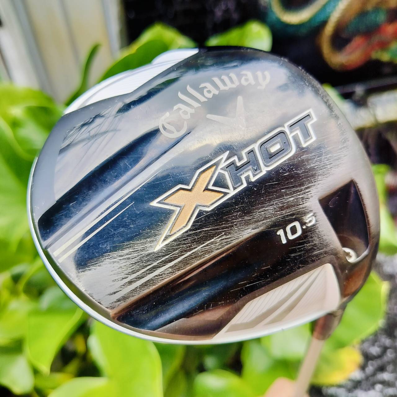DRIVER CALLAWAY X HOT องศา 10.5 ก้าน MITSUBISHI RAYON FLEX R Driver หน้าดำสุด HOT หน้าเด้งๆ ไกลมาก เสียงอันทรงพลัง เทคโนโลยีดีสุดๆ วัสดุพรีเมี่ยม ไม้กอล์ฟพรีเมี่ยมมือสอง ของแท้ By NakaraLuxurious